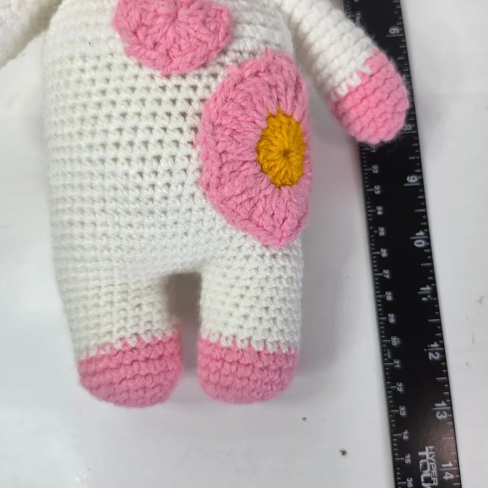 Handmade Crochet Cow Plushie 11